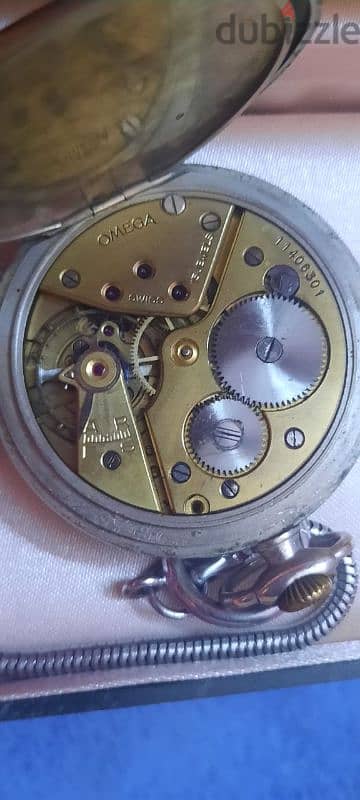 Omega Vintage Original Swiss Pocket Watch 3