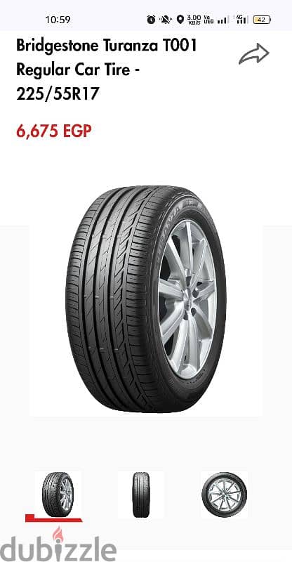 4 Bridgestone Tires 2