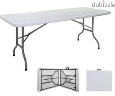 ‎ترابيزه قابله للطي منتج أسباني | Folding Table (183 cm x 76 cm)