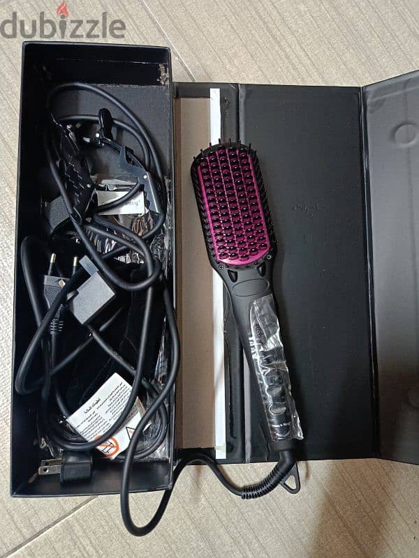 فرشاة فرد الشعر الايونية شيري اند بيري cherry straightening brush 2