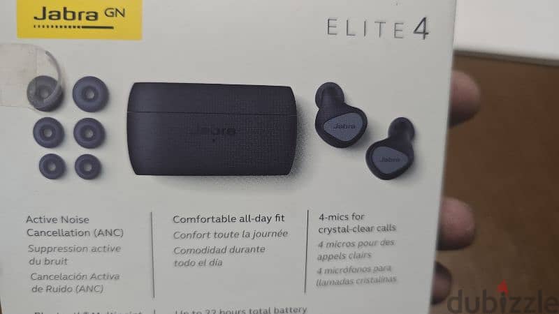 جديد  سماعات Jabra Elite 4 الأصلية للبيع! وارد امريكا 1