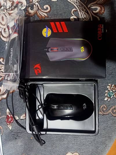 mouse Red dragon cobra rgb 5 Buttons 12,400 DPI