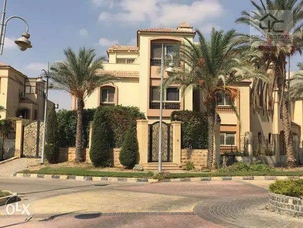 Townhouse in Palm Hills Settlement for sale in installments, 224 square meters, 3 bedrooms and 4 bathrooms, with a landscape, at the lowest price in 0