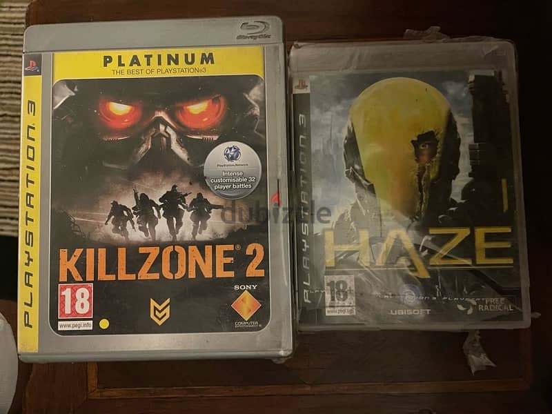 Haze new and sealed + killzone 2 for ps3 0