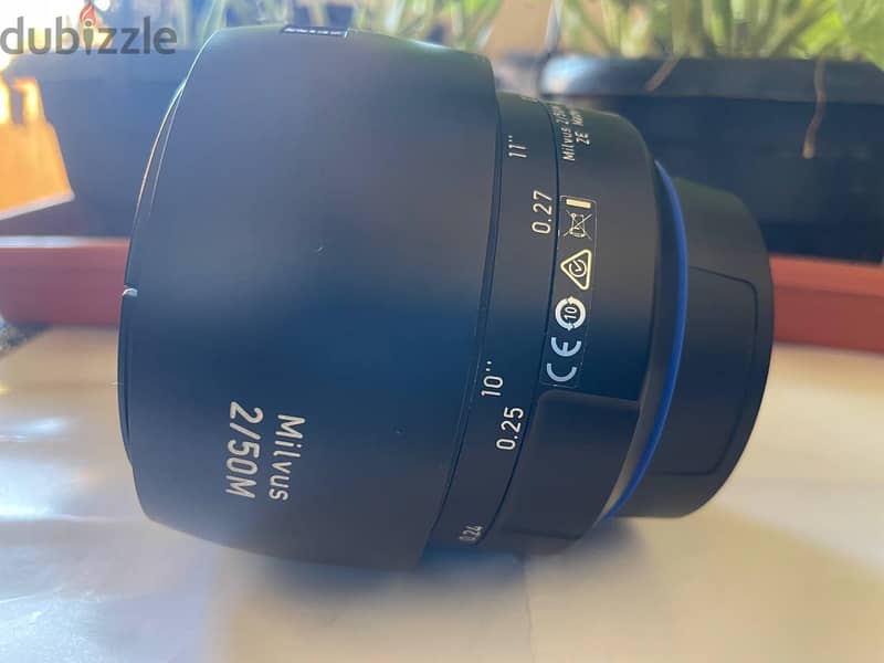 Zeiss Milvus 50mm f/2.0 ZE 2