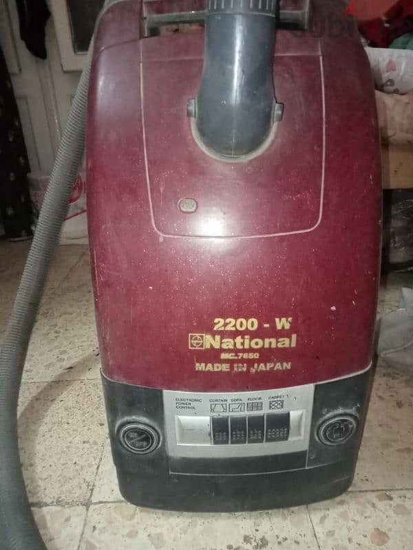 مكنسه ناشونال ياباني 2200W للبيع 4