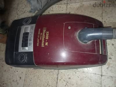 مكنسه ناشونال ياباني 2200W للبيع