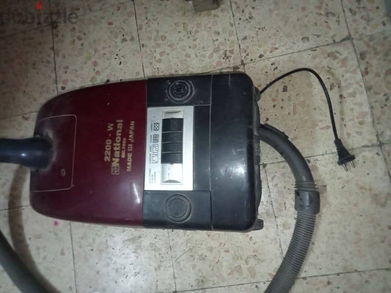 مكنسه ناشونال ياباني 2200W للبيع 3