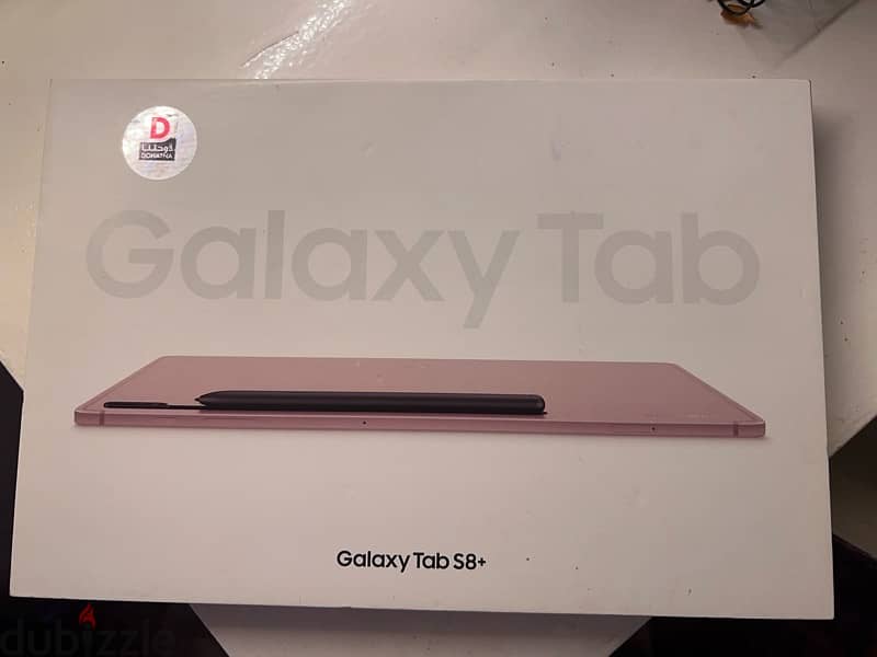 samsung galaxy tab s8 plus 128 g  جديد ومقفول اللون الجديد الجولد بينك 0