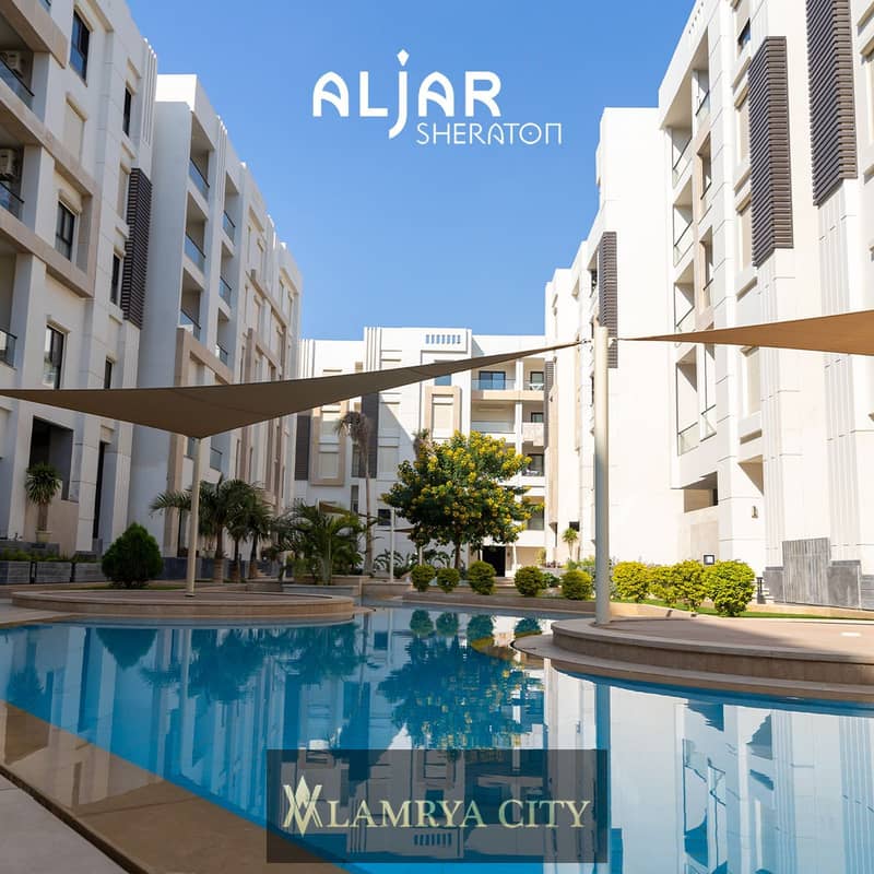 Apartment for sale in the best location in Sheraton Al Arous, 140 square meters, with a 10% down payment and installments up to several years 0