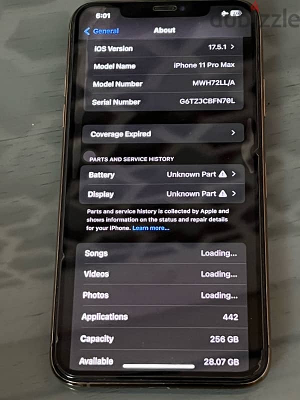 iphone 11 pro max 256G 1