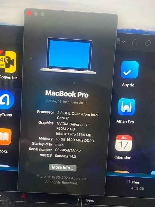 macbook pro 2014 2