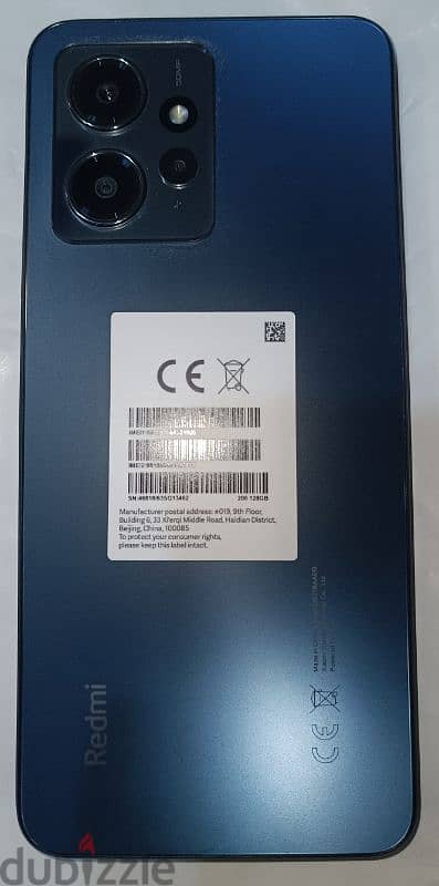 Xiaomi Redmi note 12 8GB ram and 128GB internal memory