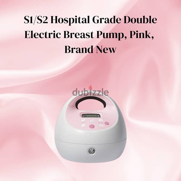 S1/S2 Hospital Grade Double Electric Breast Pump, Pink, Brand New, 0