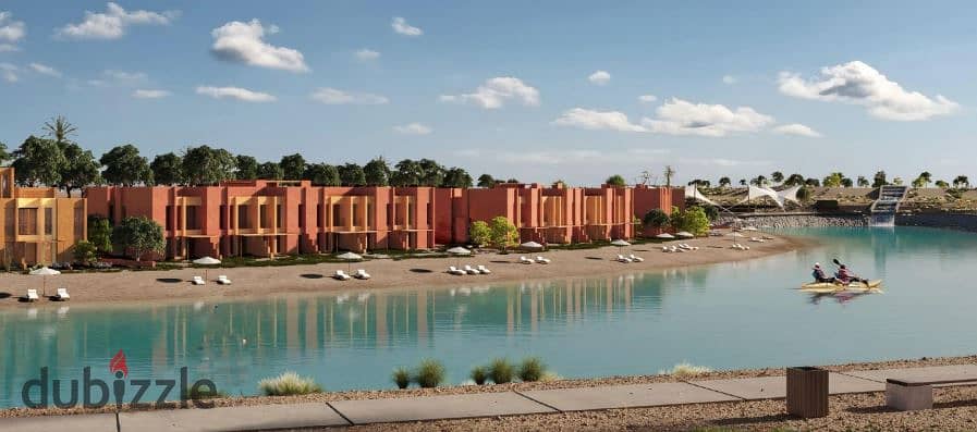 apartment 113m + garden luxury  by Orascom with air conditioning in Topan El Gouna 0