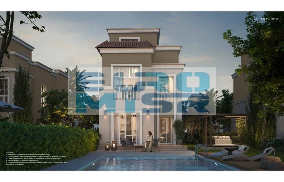 Villa in a prime location in The Butterfly Compound in Mostakbal City 0