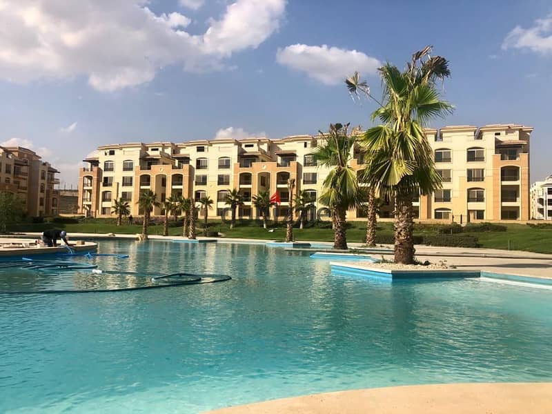 Immediate delivery apartment for sale, 140 sqm with a pool view in Stone Residence, New Cairo, with a 5-year installment plan. 0