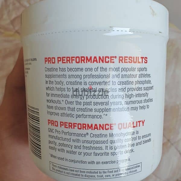 GNC Pro Performance Creatine Monohydrate 5000MG 3