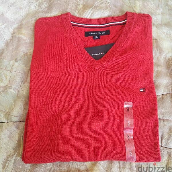 Tommy Hilfiger V Knit Sweater Pullover 0