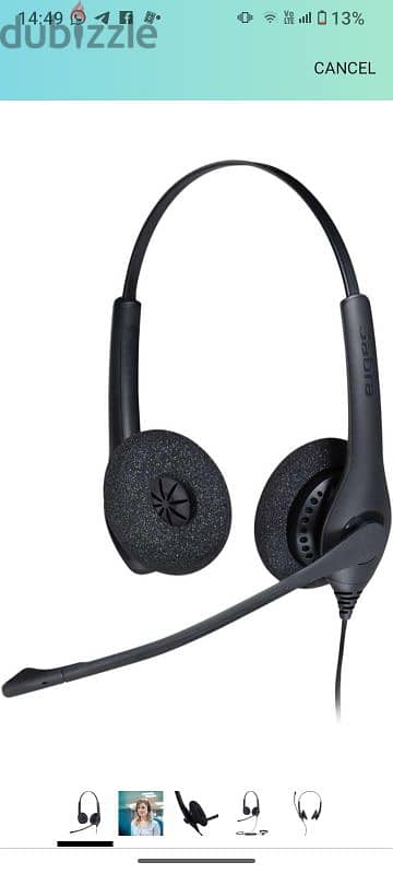 Jabra biz 1500 Headphones with Mic 2000 4