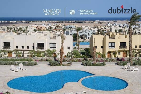 شالية للبيع في الغردقة بفيو لاند سكيب في منتجع مكادي هايتس Makadi Heights 0