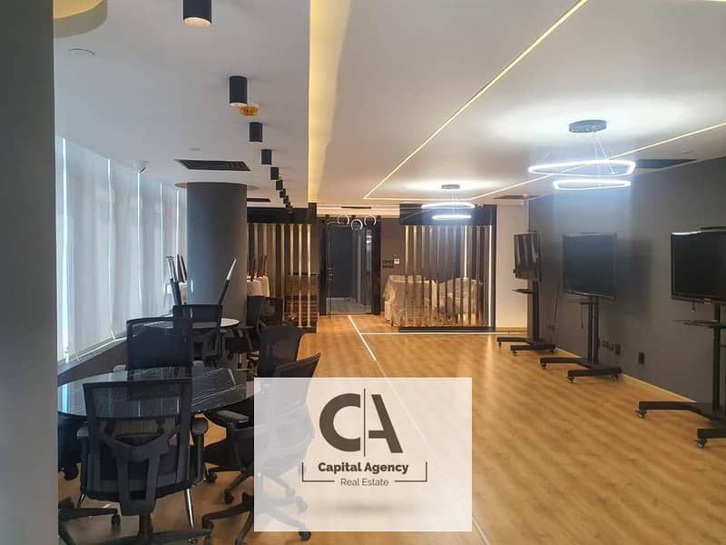 Administrative office for rent 350m in a distinctive administrative building - view on Con Cord Plaza - Fifth Settlement 0