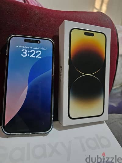 iphone 14pro max كسر زيرو حالة ممتازة