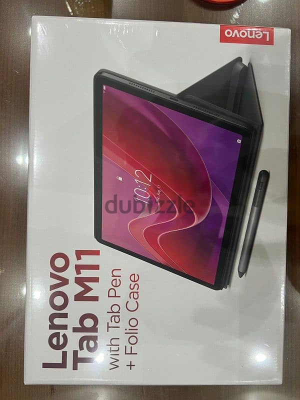 Lenovo tab M11 with Tab pen + Folio case 0