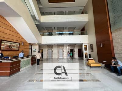 Administrative office for rent 198 m shot in the first sector directly on the southern Teseen Street finished and with air conditioners in the Fifth S