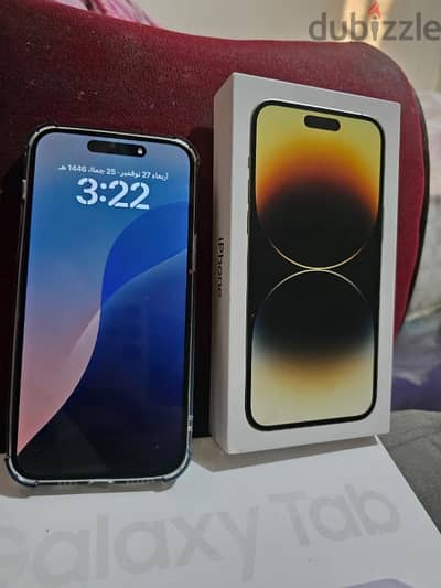 iphone 14pro max كسر زيرو حالة ممتازة