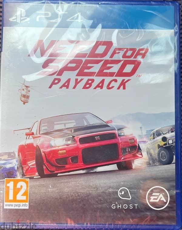 New Sealed PS4 CD NFS Payback جديدة متبرشمة 0