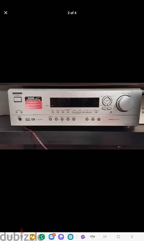 Onkyo HTR8230 هوم ثيتر اونكيو ، ٦ سماعات و صب ، صوت قوي و نقي 1