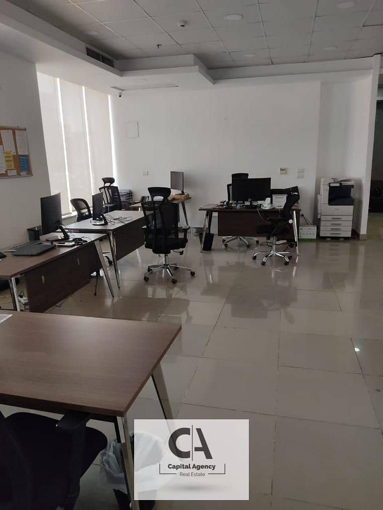 Administrative office for rent 600 sqm in the second sector - finished with air conditioners - Fifth Settlement 0