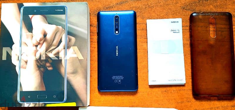 للبيع Nokia 8 كسر زيرو بالكرتونة مش مفتوح معالج سناب دراجون 835 زي S8 1