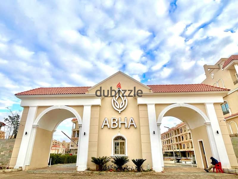 Duplex 381 meters, immediate delivery with a large garden in Abha, next to Mountain View and Sodic, in installments 0