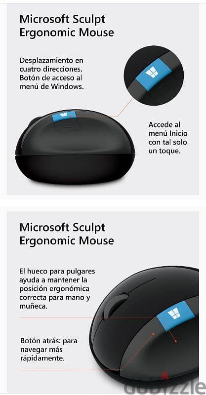 Microsoft L6V-00004 Wireless Sculpt Ergonomic Mouse 1