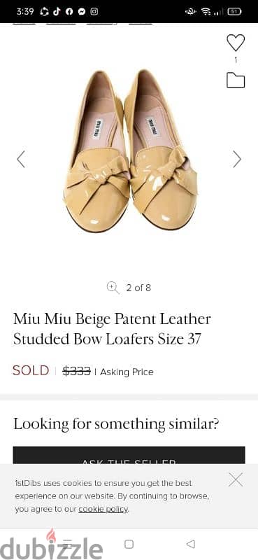 حذاء براند   miu miu 3