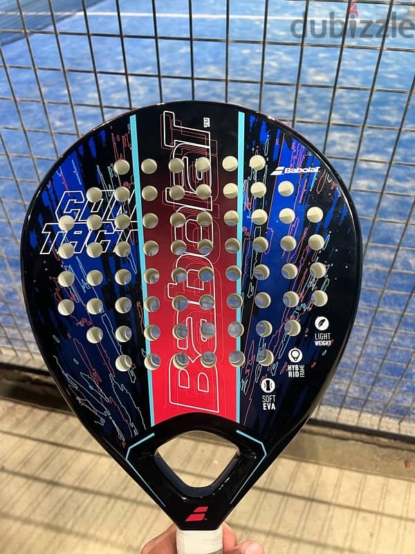 contact Babolat padel Racket 4