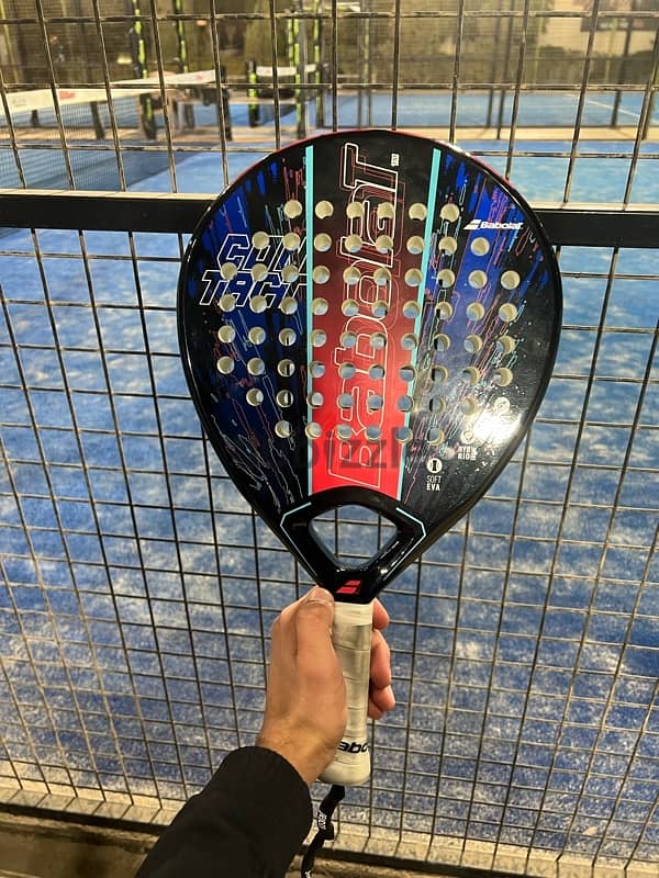 contact Babolat padel Racket 9