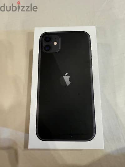 iphone 11- 128GB- with box- as new