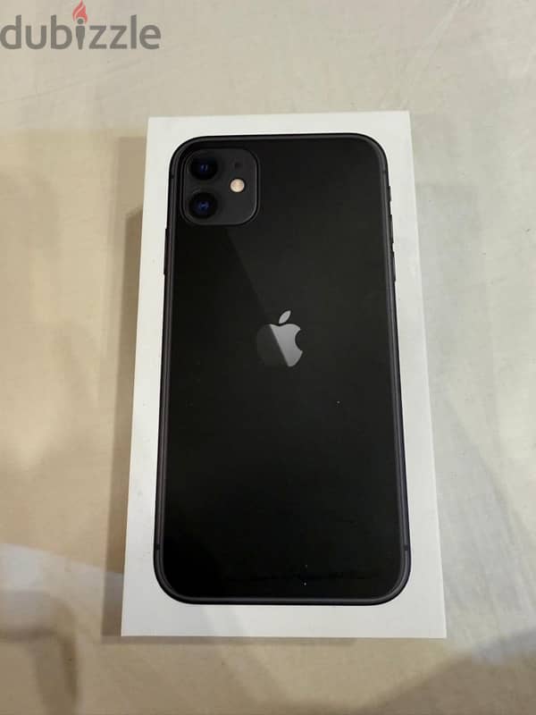 iphone 11- 128GB- with box- as new 0