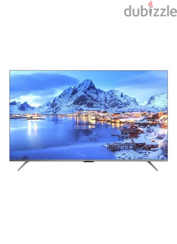 sharp 55 Inch 4K Frameless TV 4T-C55DL6EX Silver جديد 0