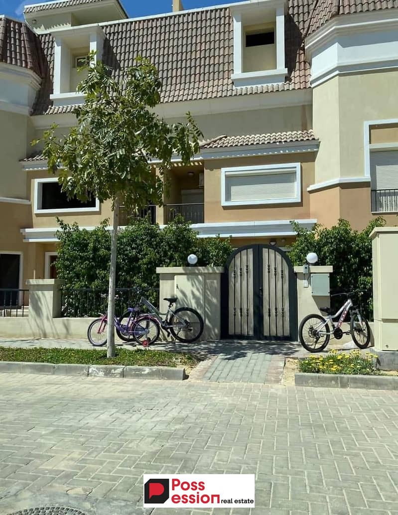 S Villa Corner for sale in a distinguished location in Sarai New Cairo Compound next to Madinaty and Mostakbal City near Shorouk City ,5th Settlement 0