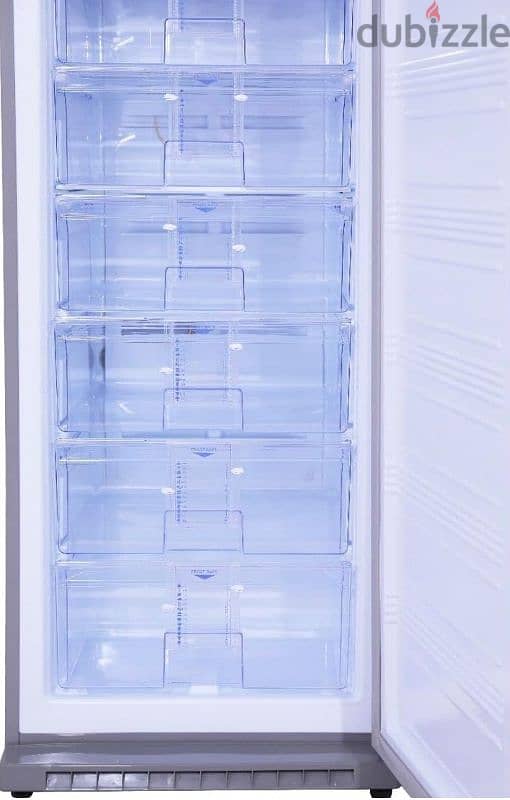 Kiriazi Freezer 6 Drawers NO-FROST Digital Silver METALIC used as new 2