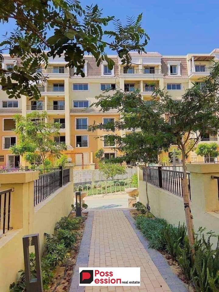 Apartment for sale in Sarai Compound, immediate receipt, in the Cavana Lake phase, direct view on the lagoon, in installments, next to Madity 0