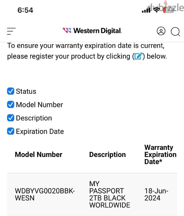 WD External  Hard 2TB ويستيرن ديجيتال  هارد خارجي 1