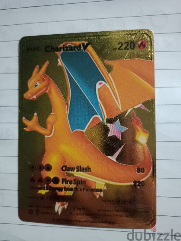 pokemon card Charizard V 0