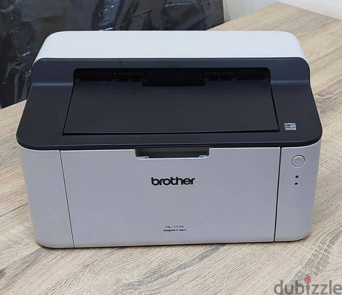 طابعه Brother Hl 1110 ، ابيض واسود ليزر بحاله الزيرو 1