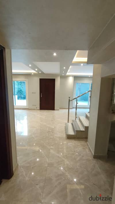 Stunning duplex for sale, fully finished to super lux standards with air conditioning, ready for immediate deliveryin Amorda Compound, new cairo