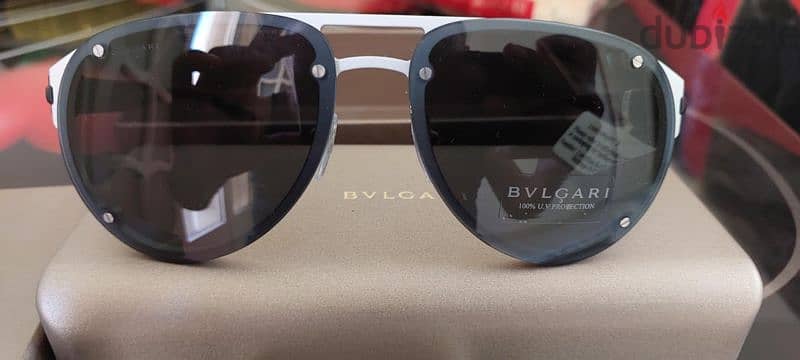 نظارة بلجاري جديدة نضارة بالتيكت Bvlgari sunglasses Authentic 3